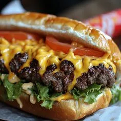 Food platter with various foods